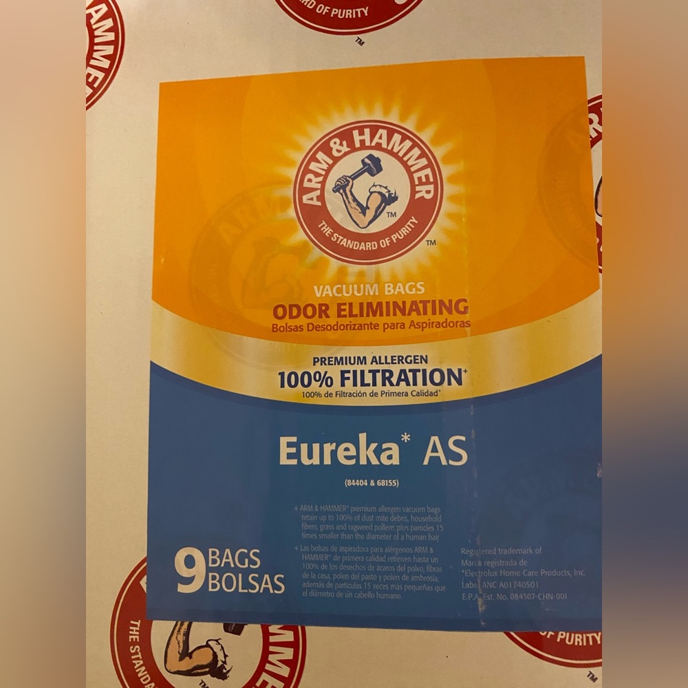 Eureka vacuum bags type AS